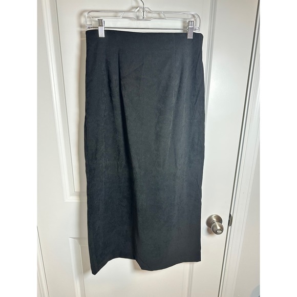Harvé Benard Dresses & Skirts - HARVÉ BENARD Black Midi Skirt Pencil Skirt Womens Size 8 Back Slit